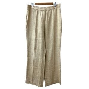 Lafayette 148 New York 100% Linen Trouser Pants